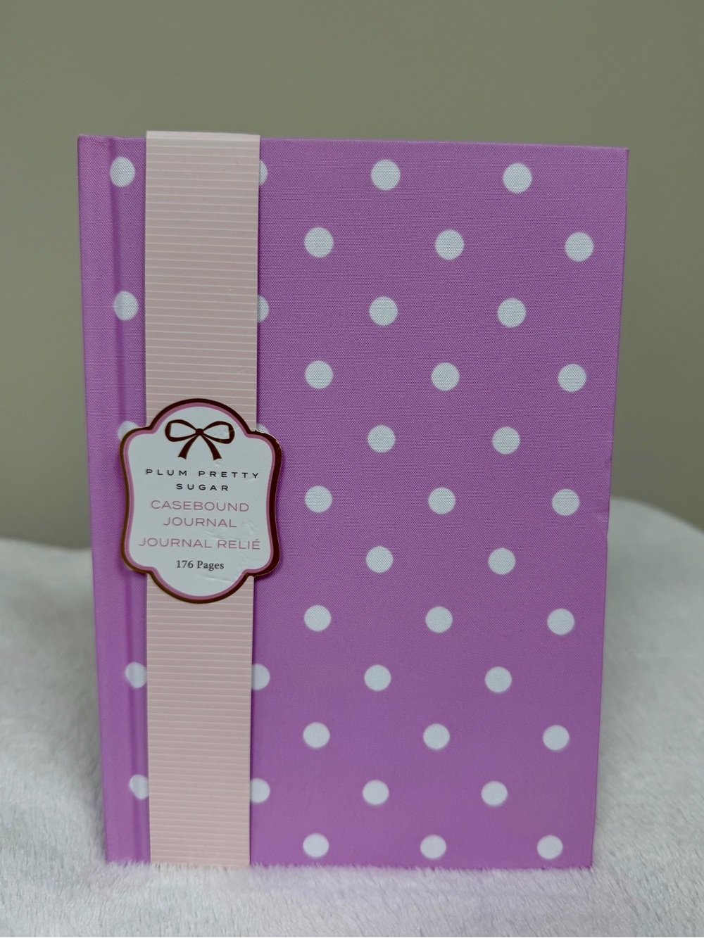 Plum Pretty Sugar Lavender Polka Dot Journal